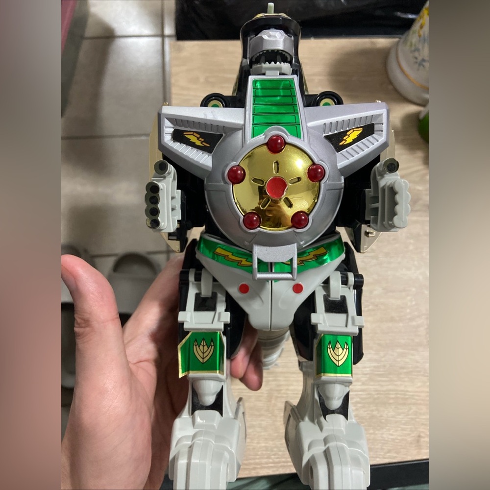VTG 1991 Mighty Morphin Power Rangers Dragonzord Zord Green Ranger